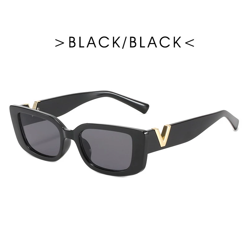 30% OFF Korean Retro Ulzzang Style Rectangle Sunglasses for Women Vintage Shades for Women