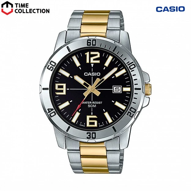 19% OFF Casio MTP-VD01SG-1B Analog Stainless Steel Strap Watch For Men