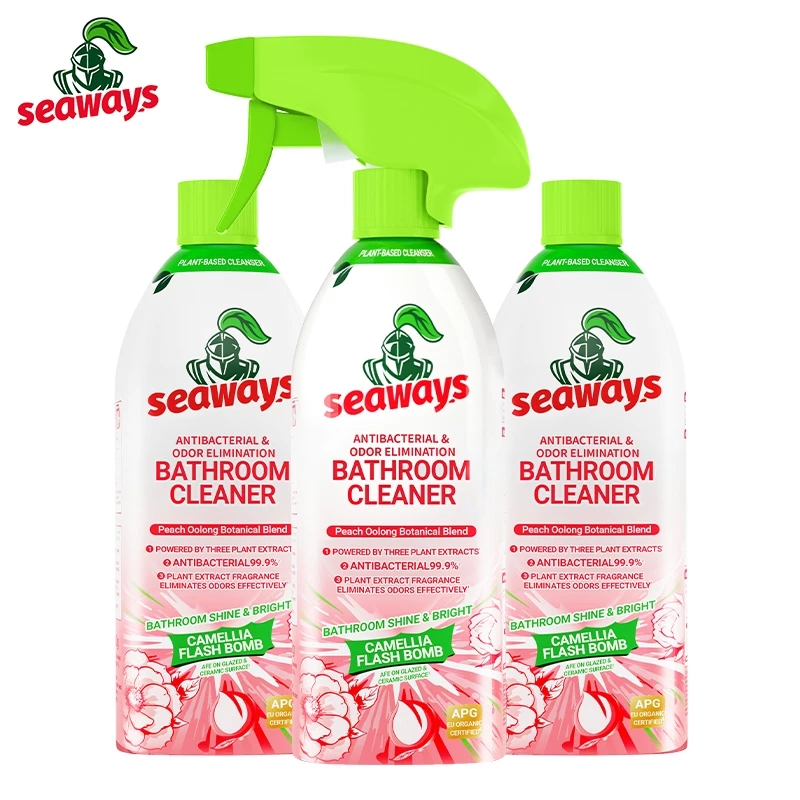 56% OFF Seaways Pink Bathroom Cleaner Deodorize Glass Toilet Faucet Yellow Stain Cleaner 480g Kids-friendly
