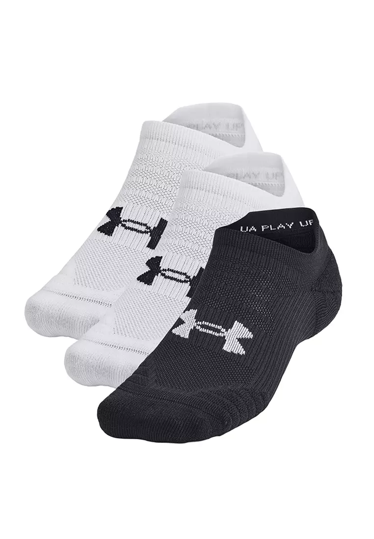 44% OFF Under Armour Play Up Women's 3-Pack No Show Tab Socks