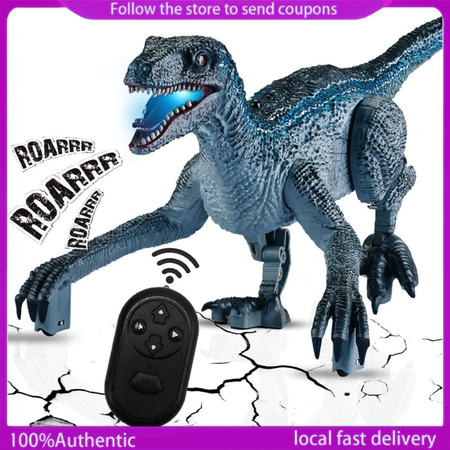 59% OFF Walking Dinosaur Sound/Light Simulation Dinosaur Toys Children Dinosaur Robot toys for baby