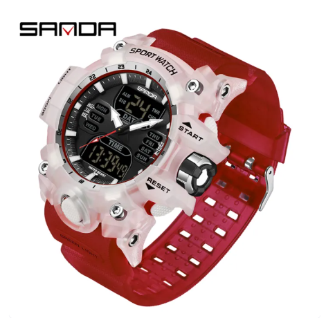 38% OFF Sanda Military Industry Quality Trend Waterproof and Anti drop Multifunctional Outdoor Sports Watch SD6126-11