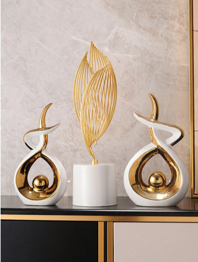21% OFF Luxury Modern Feng Shui Decor, Attract Wealth & Prosperity, Minimalist Design For Living Room, TV Cabinet, Wine Cabinet, Ideal Decoration For Room, Dining Room, Foyer, Also Suitable As New Year Or Valentine's Day Gift (Please Note Product Size