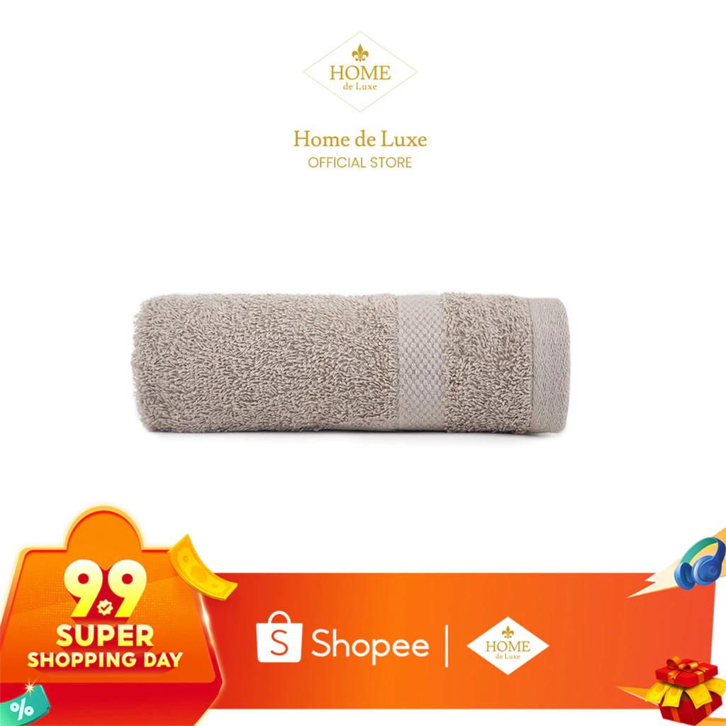 32% OFF Home de Luxe Premium 100% Cotton Bath Towel - Dotted Border