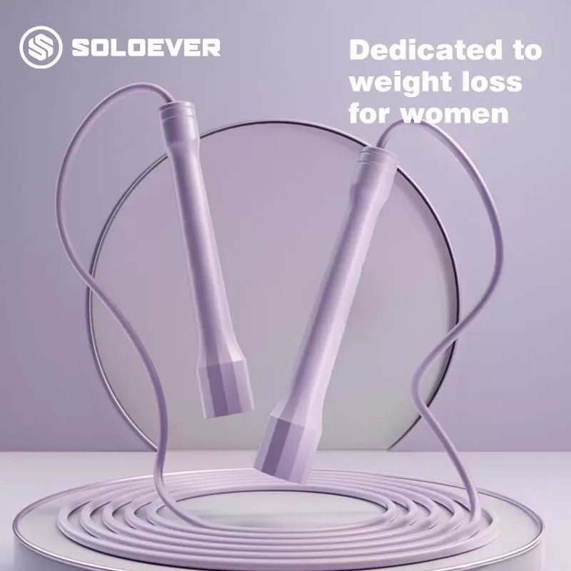 70% OFF SOLOEVER Jump Rope High Speed – Steel Cable Professional Skipping Rope with Bearings for Fitness Training for Kids and Adults