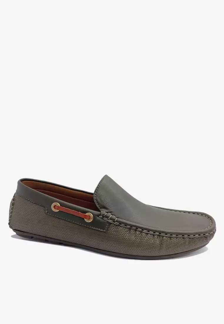 68% OFF Dr Cardin Men Pillow Foam Faux Leather Comfort Slip-On Moccasin Shoe MEH-61070
