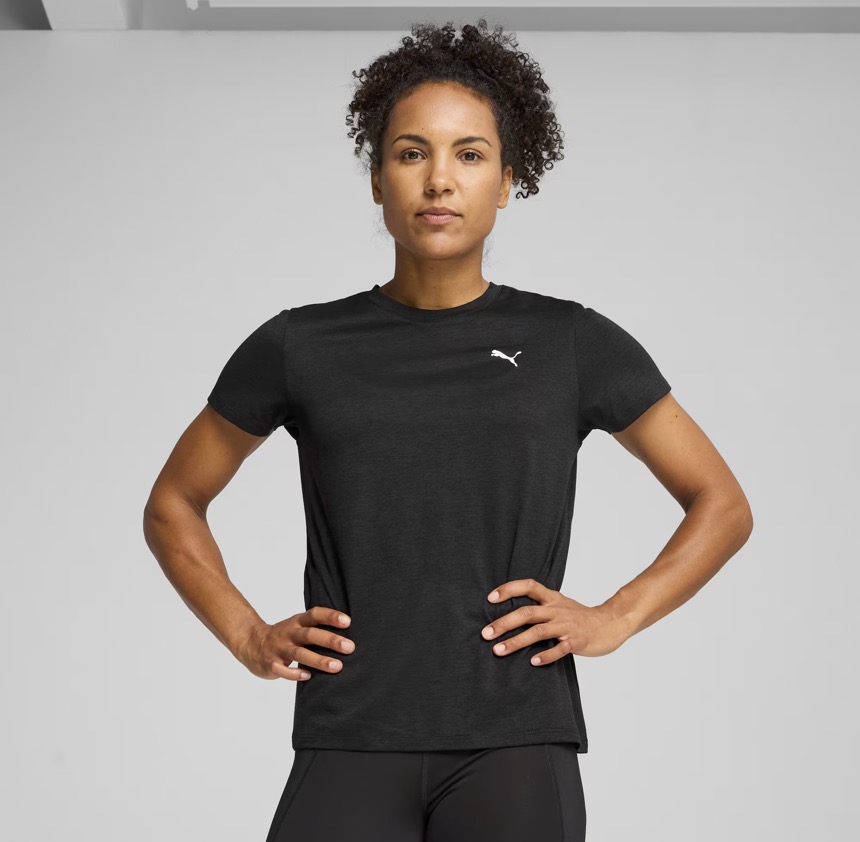 20% OFF Puma Train All Day Essentials Heather Tee Women