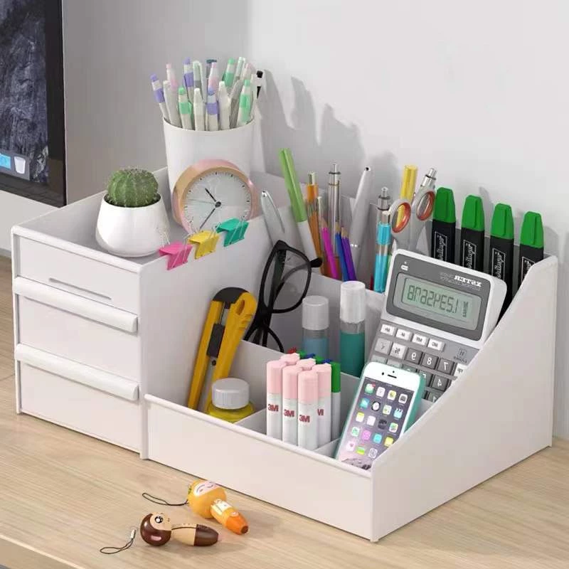 65% OFF Large Capacity Cosmetic Storage Box Makeup Organizer Desktop Organizer Makeup Drawer Container-Z348