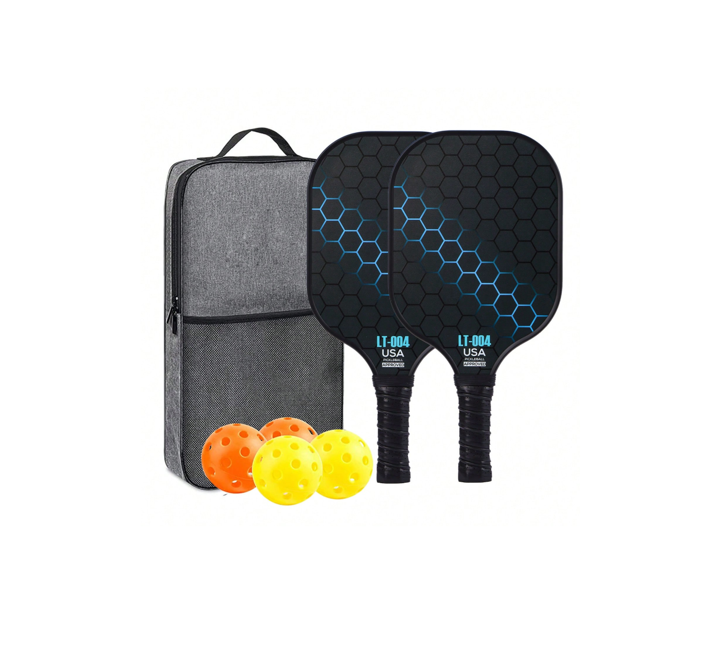 15% OFF New 2025 Design Of Pickleball Rackets,Glass Fiber Pickleball Racket Set, Equipment With Balls, Bag, Accessories, Fiberglass Graphite Pickleball Racquet Set For Men, Women, Kids, Adults,Racket Racket Choose Any Set Of Rackets
