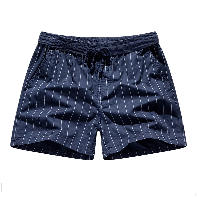 10% OFF URBAN PIPE Board Stripe Shorts For Men Above The Knee Casual Garter Beach Short 320536