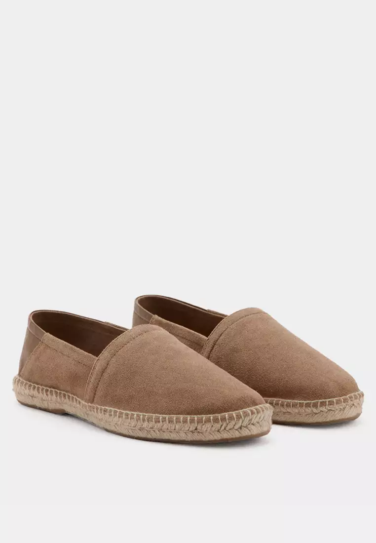 67% OFF MANGO Man Leather Espadrilles