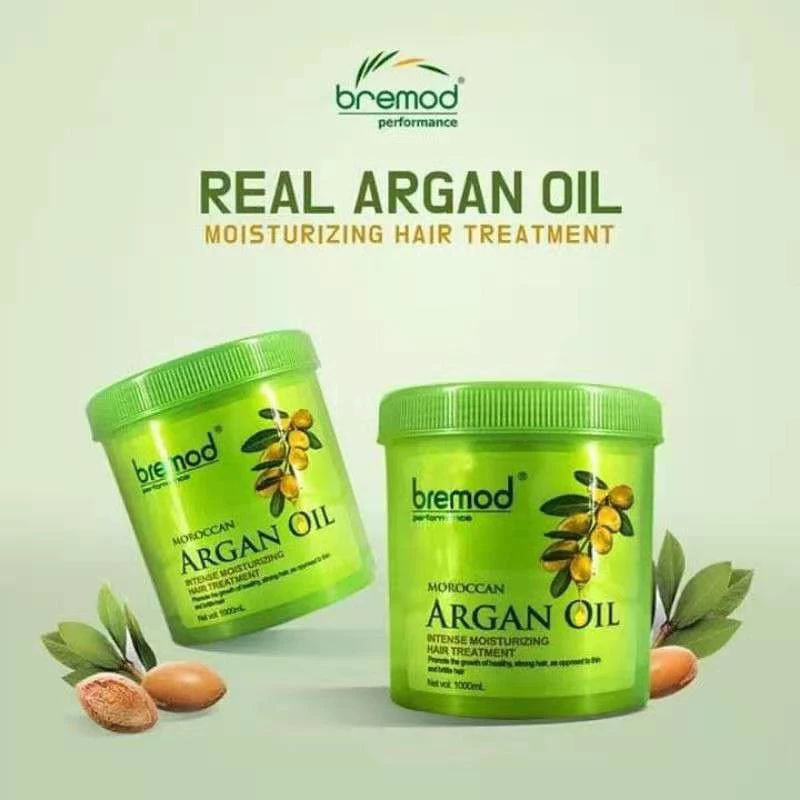 45% OFF Bremod Moroccan Argan Oil Vitamin E kertain Intense Moisturizing Hair Treatment 1000ml (BR-H025)