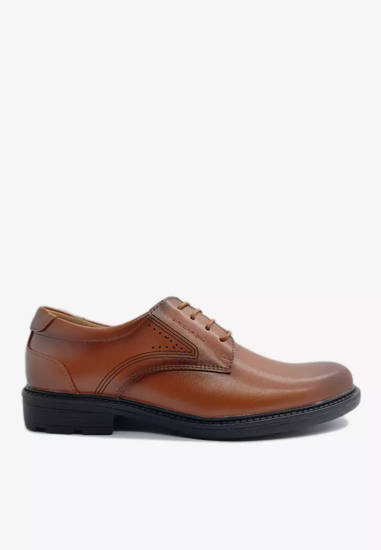 71% OFF Dr Cardin Men Faux Leather Formal Lace-Up Shoes PVB-6829