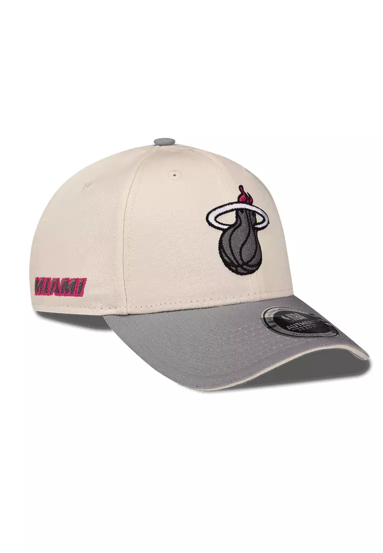 53% OFF Core Miami Heat Women Curved Structured Adjustable Snapback Cap [C]