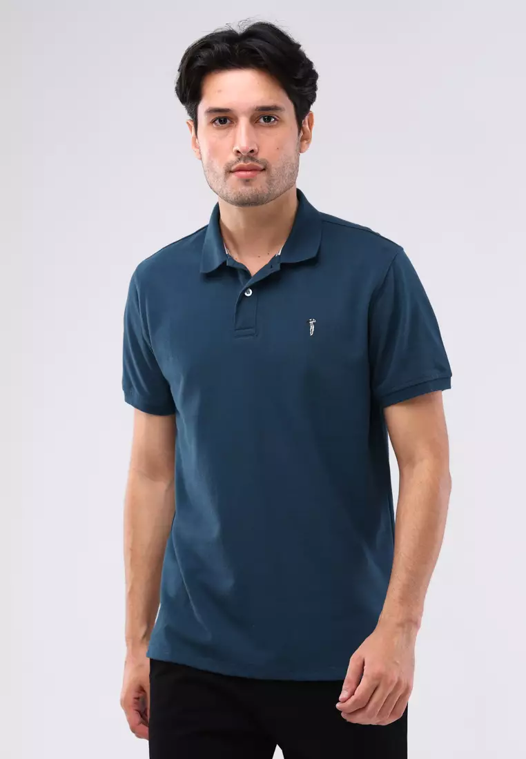 35% OFF Bossini Men Collared Shirt Pique