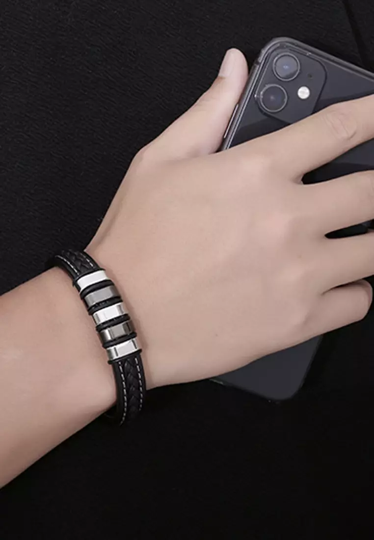 55% OFF Trendyshop Men's Leather Bracelet