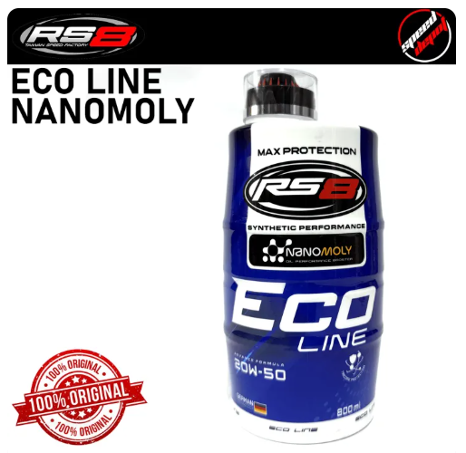 58% OFF RS8 ECO LINE 20W-50 x Nanomoly | Semi Synthetic Oil | Speed Depot | 800ML / 1000ML