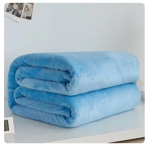 71% OFF Microfiber Blanket Plain Color Blanket Super Soft Warm Plush Blanket Queen Size Soft Sofa Kumot 150x200cm/180x220cm
