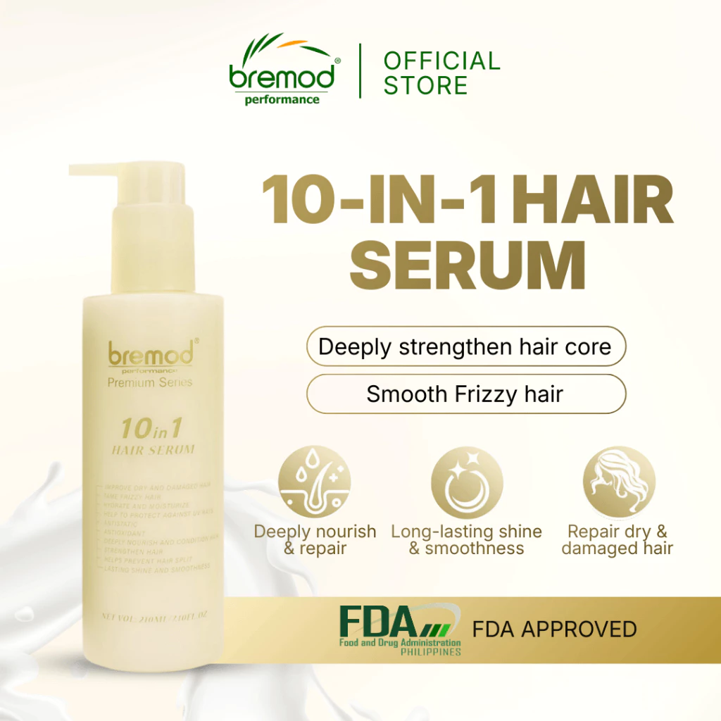 53% OFF Bremod Premium Hair Serum 10-in-1 Hydrate Smooth Frizz Shiny Moisturizing Care Treatment BR-H052