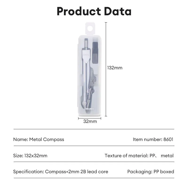 54% OFF Deli 8601 Compasses (1 set)(Set)