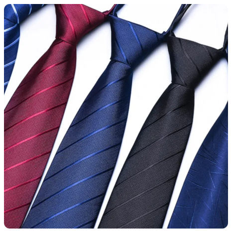 43% OFF No-Tie Necktie for Men Formal Zipper Style Business Wedding Groom Suit Black Blue Lazy Tie
