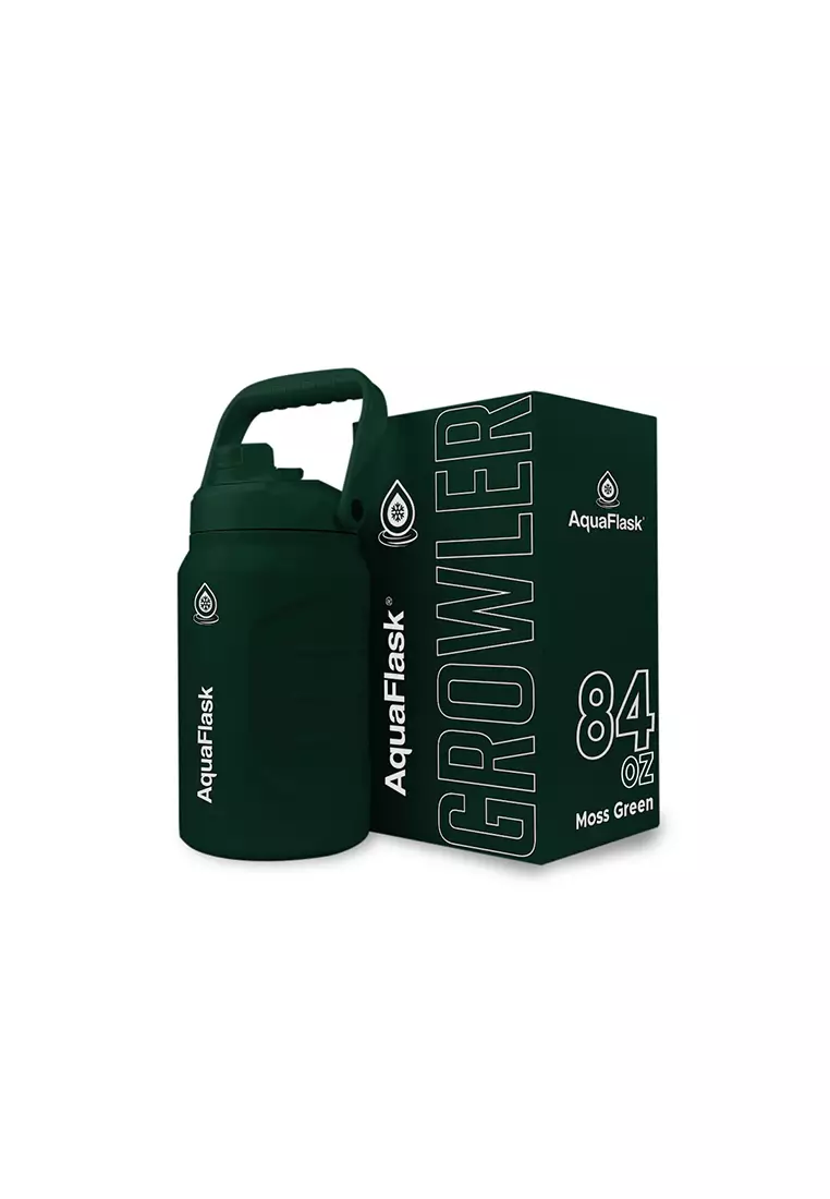 36% OFF Aquaflask 84oz Growler V2 Moss Green Wide Mouth Water Bottle