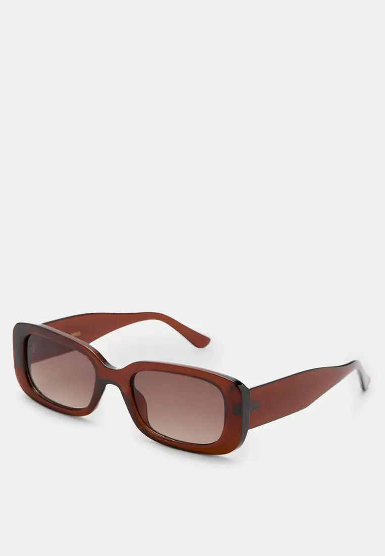 50% OFF Mango Rectangular-Frame Sunglasses
