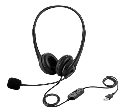 64% OFF Wired Headset with Mic Noise Cancellation Headphone 3.5mm/USB 2.0 Stereo Business Headphones for Computer PC