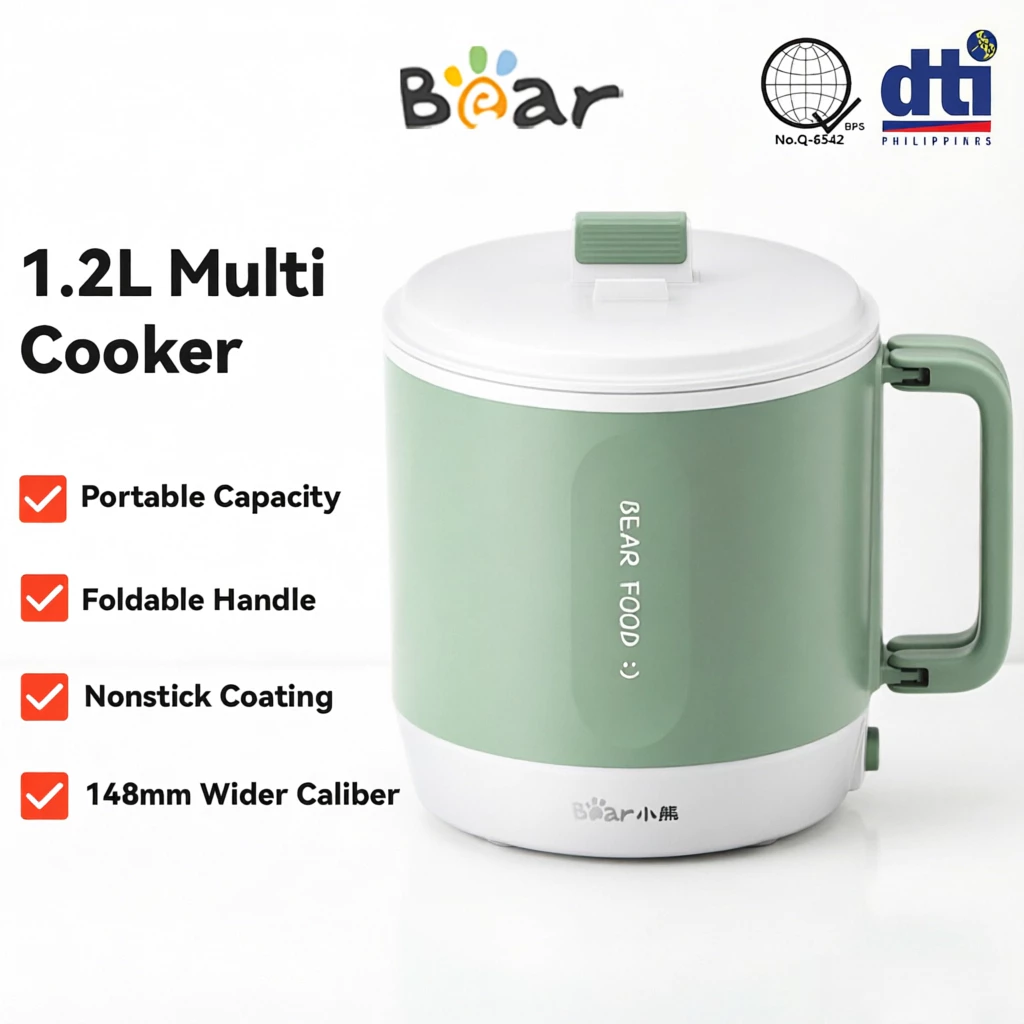 34% OFF Bear Mini Rice Cooker Portable Electric Cooking Pot Multifunctional Cooker Small Frying Pan Non Stick Kitchen Appliances
