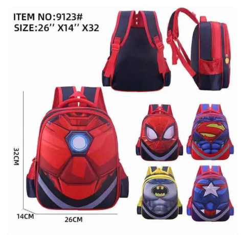 53% OFF F&S SHOPAHOLIC BAGS#9123 Classic KIDS 3D character themed 12inch backpack designed for kindergarten and primary school.