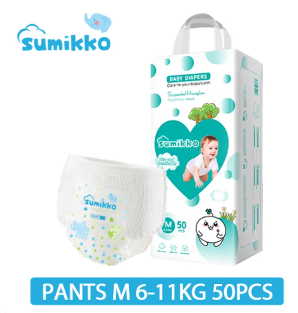 71% OFF Baby Diaper Pants 50 Pcs M | L | XL | XXL | XXXL Unisex Ultra thin and dry Breathable Diapers