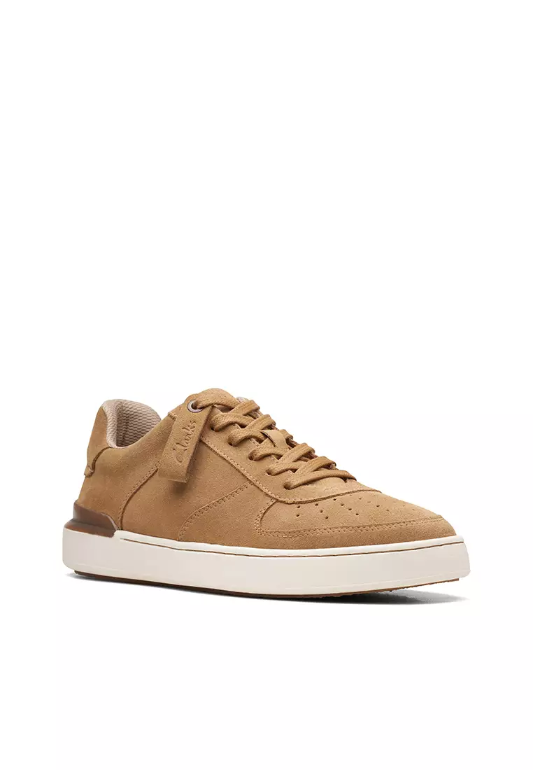 87% OFF Courtlite Tie Sneakers Dark Sand