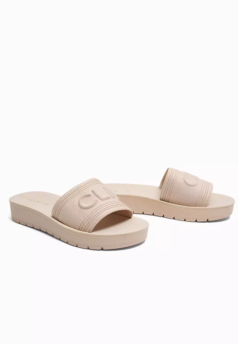 47% OFF Lettie Flatform Slides