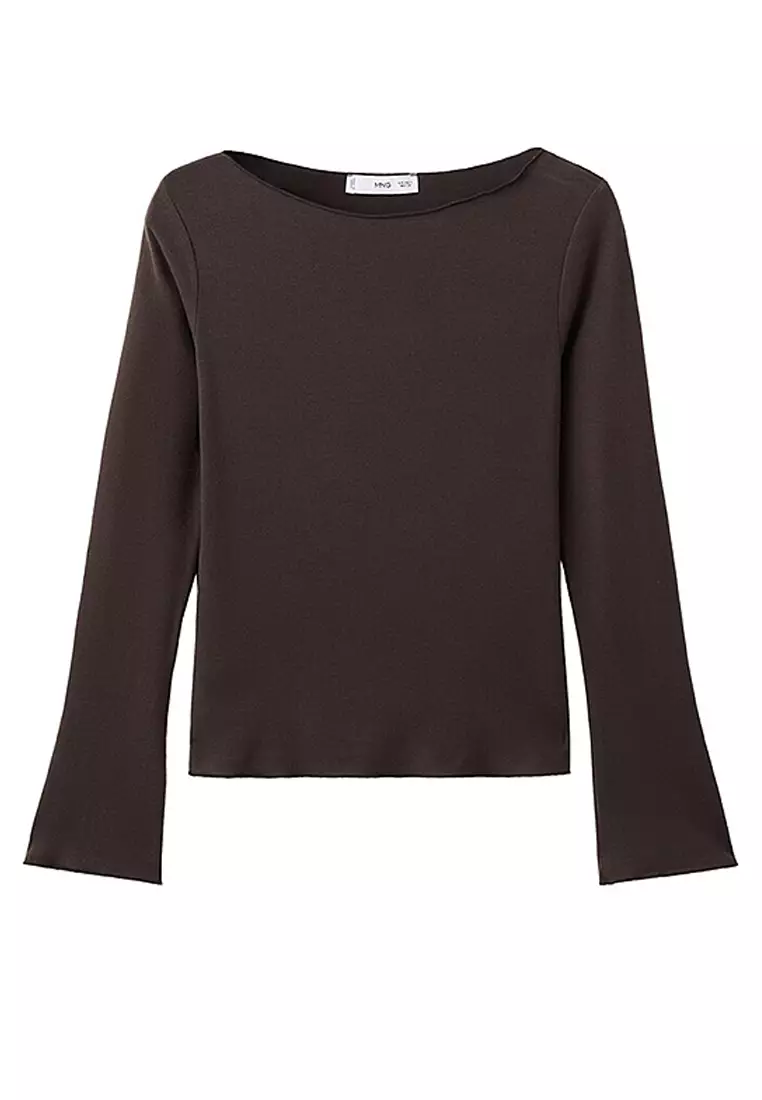 62% OFF Boat Neck T-Shirt