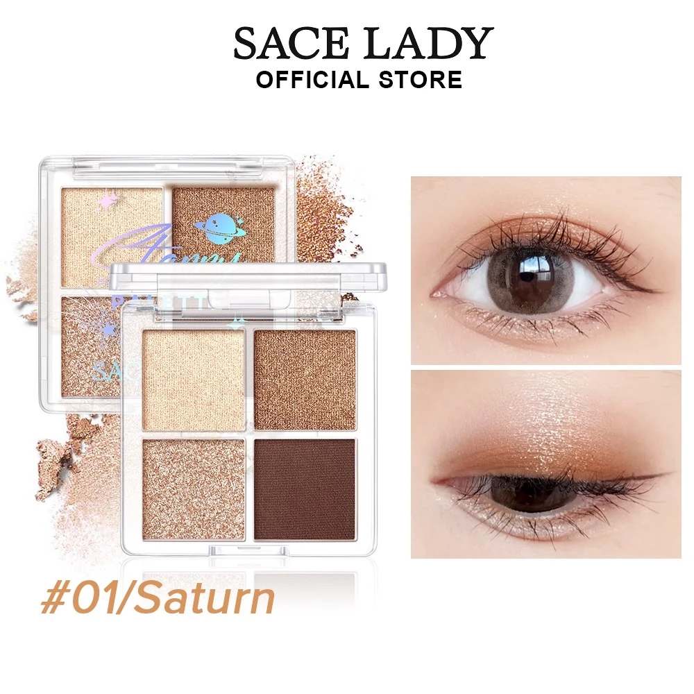 27% OFF SACE LADY Highly Pigmented Eyeshadow Palette Smooth Matte & Shimmer Eye Shadow Easy To Blend Eye Makeup