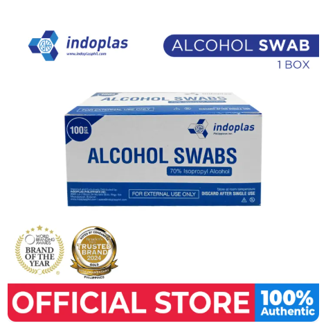 77% OFF Indoplas Alcohol Swab Pads Box of 100