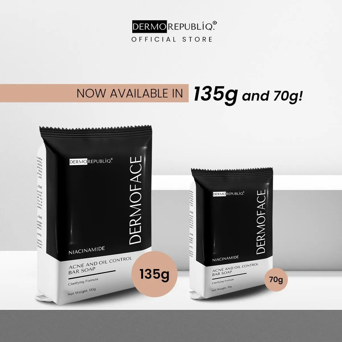 14% OFF Dermorepubliq Niacinamide Clarifying Face Bar Soap