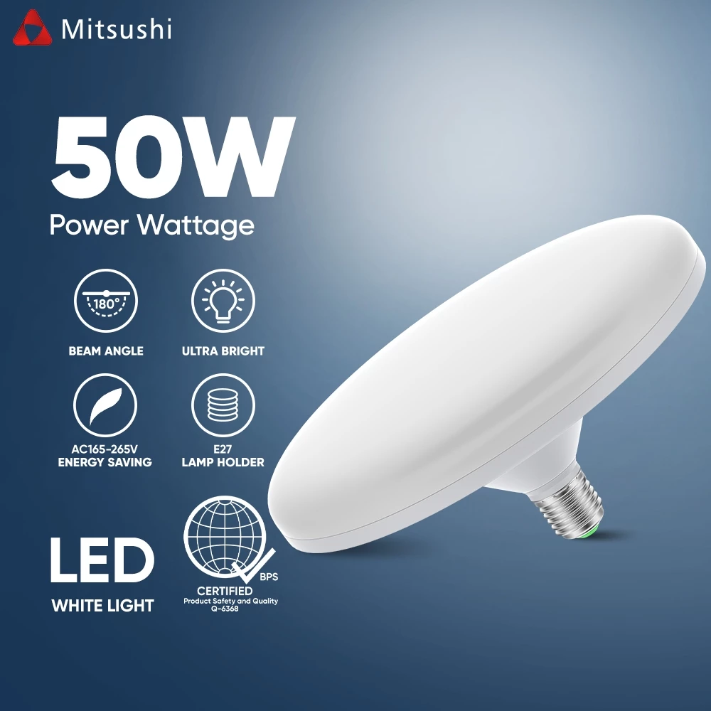 69% OFF Mitsushi E27 Flying Saucer UFO LED Light 18W/24W/36W/50W Indoor Outdoor ceiling light Garage Lights