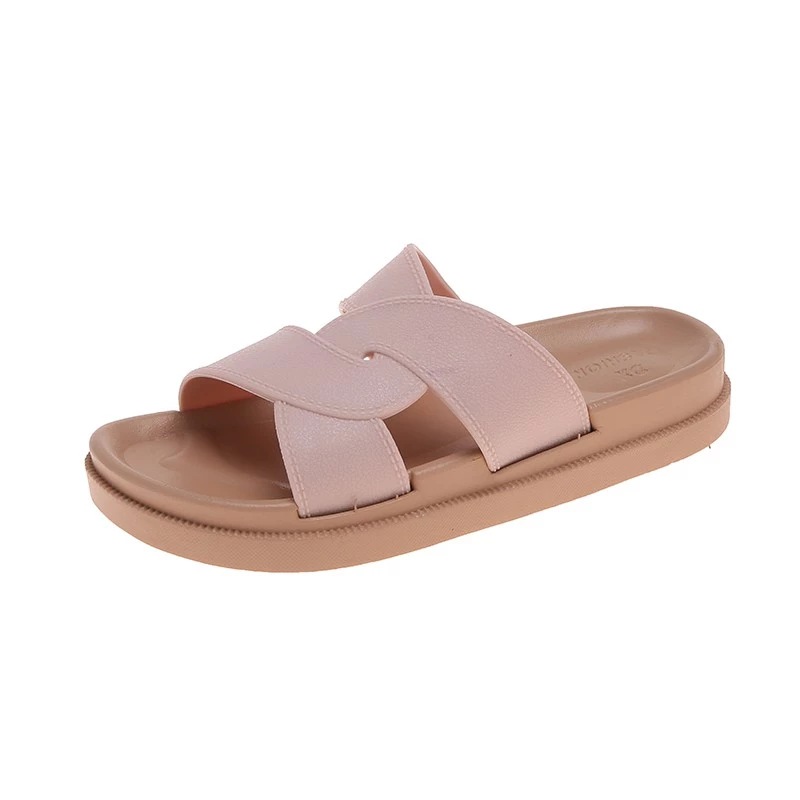 57% OFF DX #410 Korean summer fashion women's slippers, wearing slippers outside