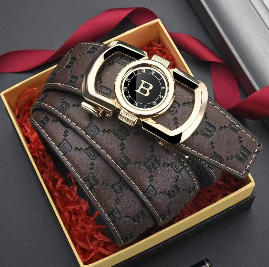 30% OFF Personalized Design, Zinc Alloy Letter Automatic Buckle Belt, Men's Business Elite Belt, Minimalist Versatile