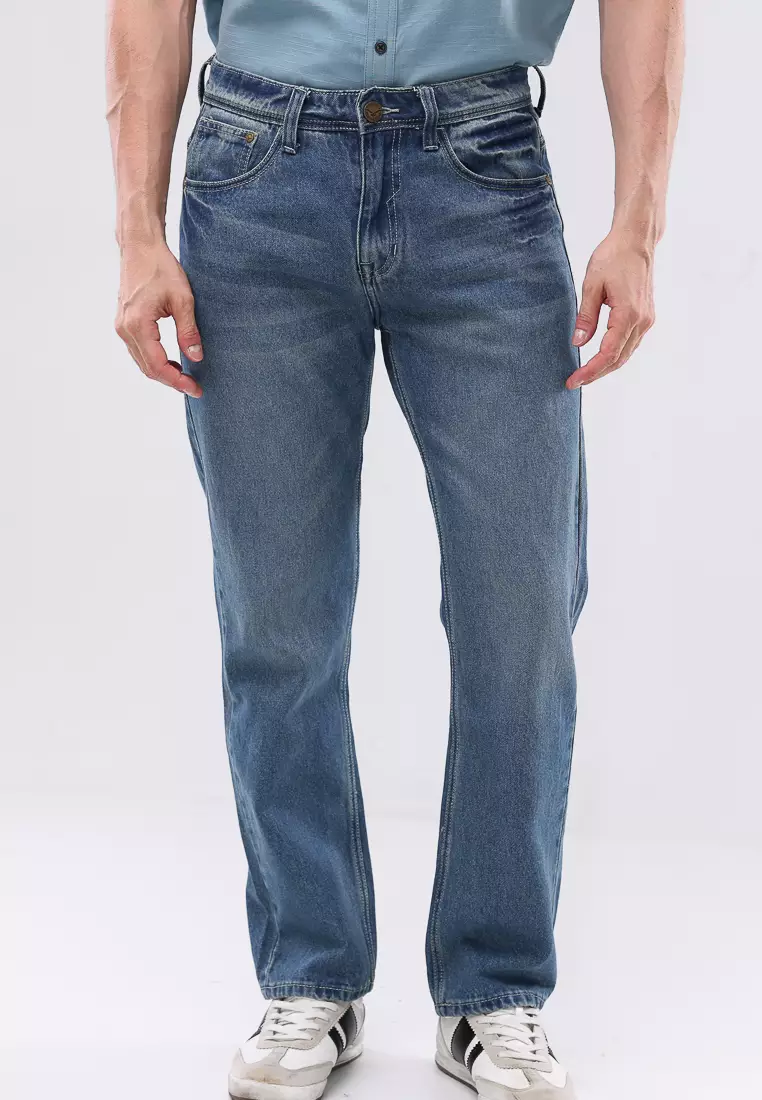 62% OFF Denim Long Pants Regular Fit