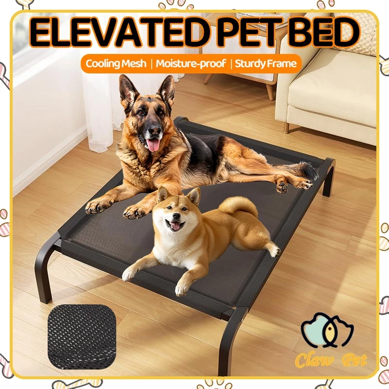 75% OFF Large Pet Bed Elevated Dog Bed Washable Breathable Antibacterial Dog Cat Mesh Bed Metal Bracket