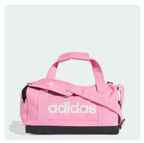 30% OFF adidas Lifestyle Linear Duffel Bag Extra Small Unisex Pink KE5702