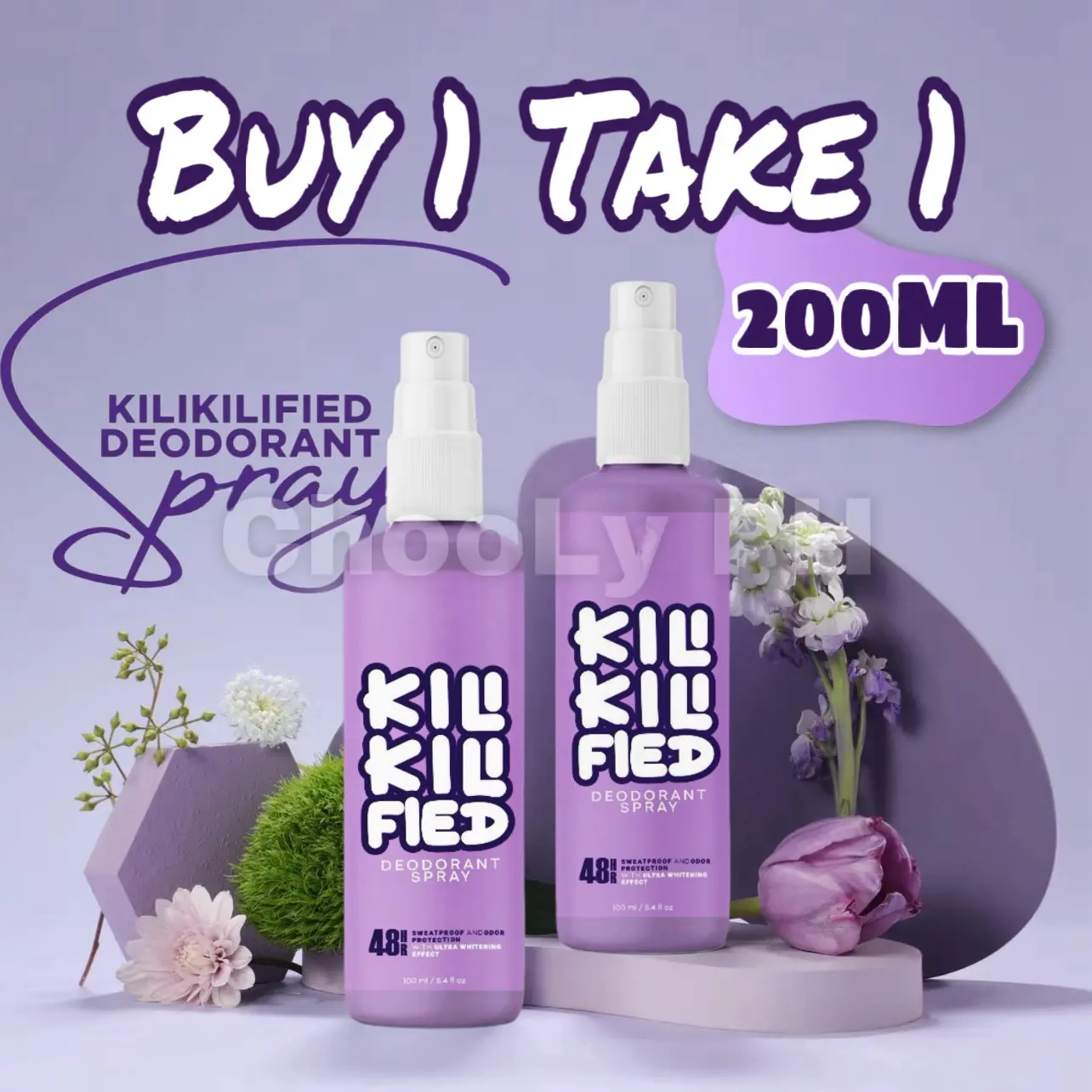 67% OFF KILI KILI FIED DEODORANT SPRAY 6OML Body Care