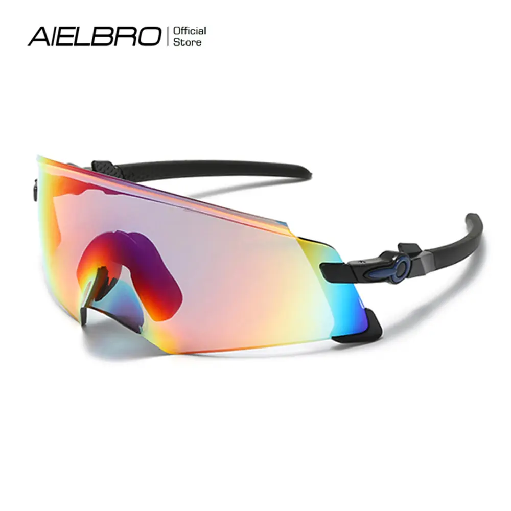 50% OFF AIELBRO 2024 Sport Sunglasses Road Bike Mountain Bicycle Cycle Glasses Riding Goggle Sports Eyewear for Man Women Cycling Glasses