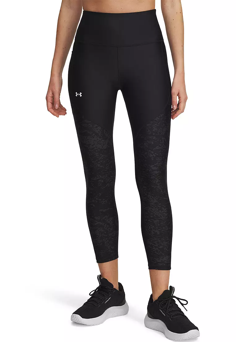 65% OFF Tech™ Printed Panel Ankle Leggings