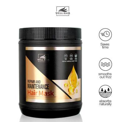 69% OFF WELL HAIR Hair Mask Maintenance Hair Care Good For Dry Frizzy 1000g WH-H002