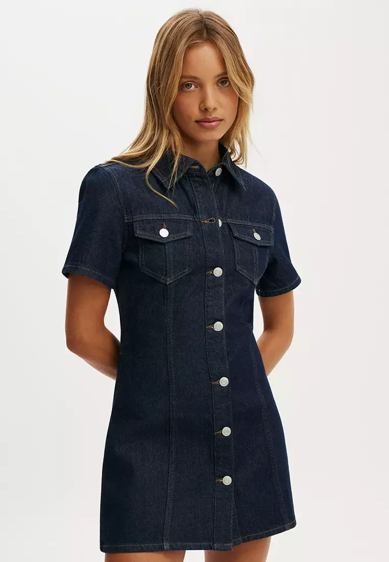 73% OFF Cotton On Short Sleeves Dress