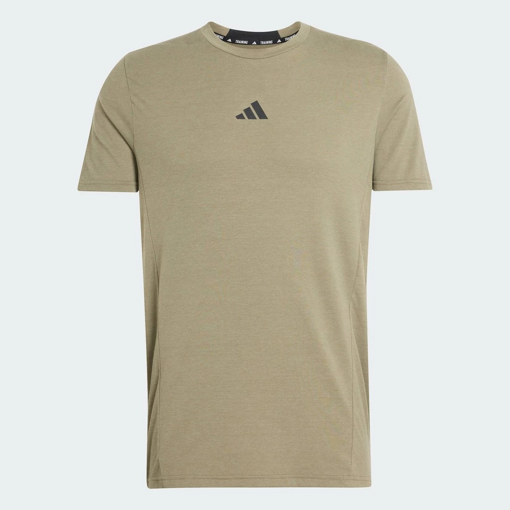 50% OFF adidas Gym & Training Designed for Training Workout Tee Men Green JI8123