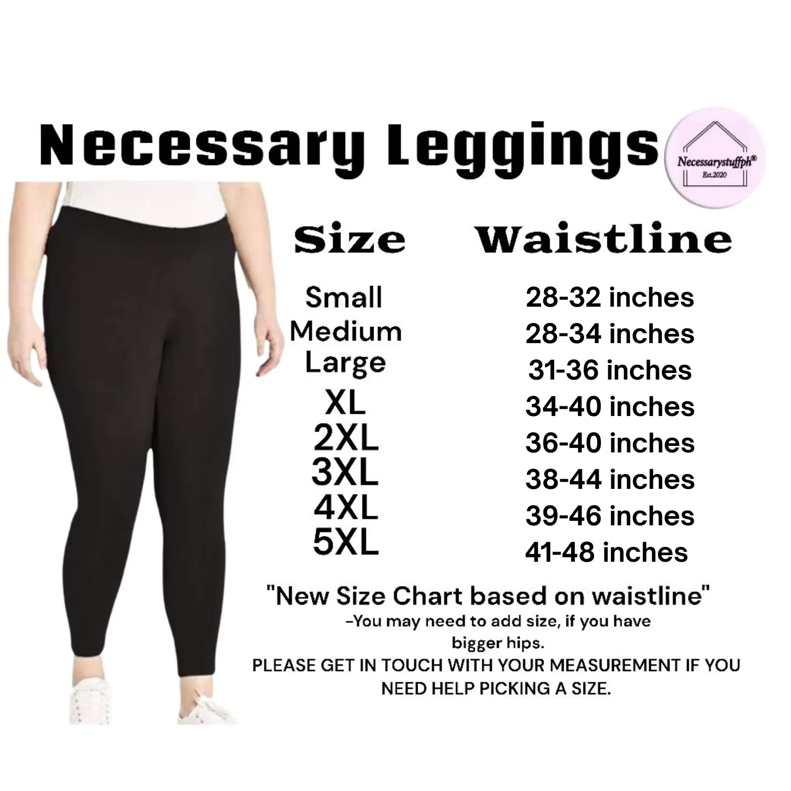 29% OFF Necessary Leggings (fits up to 5XL) Stretchable Fabric - Womenswear